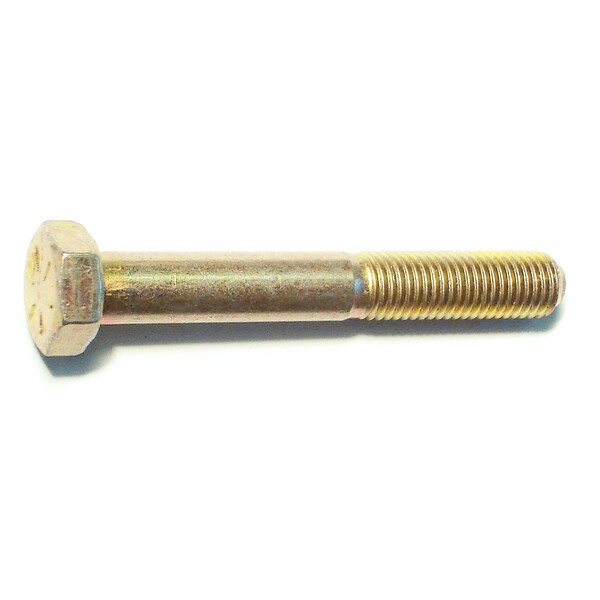Midwest Fastener Grade 8, 5/16"-24 Hex Head Cap Screw, Zinc Yellow Steel, 2-1/4 in L, 50 PK 51630 - main